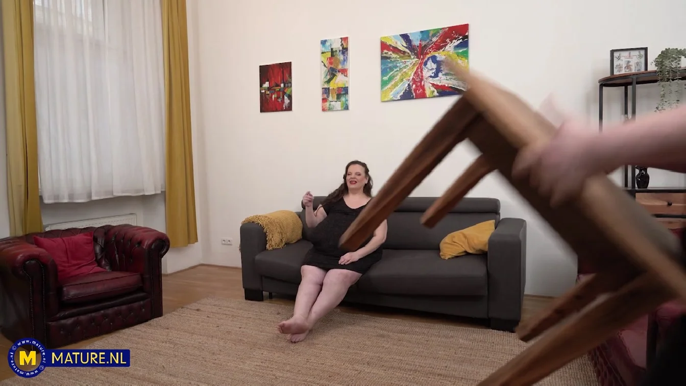 MatureNL XXL Lady BBW Stepmom XXL Lady Takes On Two Young Men And Handles Every Inch Like A Pro XXX
